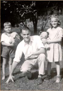 Jack, Chet and Jane Woodworth - Sept 1942